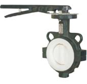 全四氟手柄蝶閥